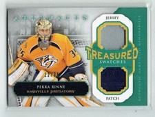 13-14 UD Upper Deck Artifacts Treasured Swatches  Pekka Rinne  /36  Jersey-Patch