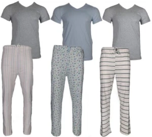 Women's Pajama Set Cozy 2pcs Short Sleeve Top & Bottom Super Soft Sleep Set - Picture 1 of 26