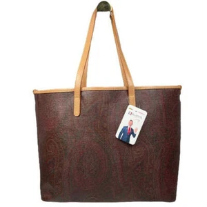 Etro Paisley XL Coated Canvas Natural Leather Neverfull Carry-All Tote - Picture 1 of 16