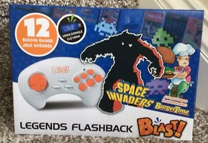 BLAST Legends Flashback Video Game Console (WHITE) +12 Games RETRO - Picture 1 of 4