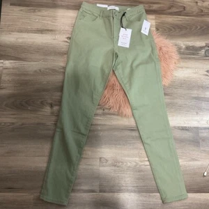 The Skinny Girl Jeans Green Size 27 NWT - Picture 1 of 9