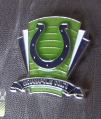 2013 Indianapolis Colts logo on field lapel pin NFL - Image 1 of 4