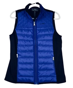 Lauren Active Ralph Lauren Women's Quilted Jacket Vest Dark Purple Blue Size M - Picture 1 of 6