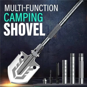 Multi-function Folding Camping Shovel Outdoor Digging Traveling Military Tool - Picture 1 of 14