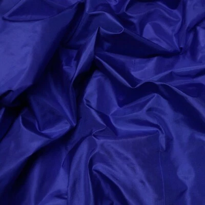 Sapphire Blue Tissue Taffeta, 100% Silk Fabric By The Yard, 44" Wide (TS-7303) - Image 1 of 3