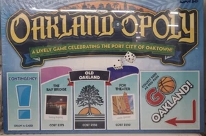 RARE! Oakland-Opoly Monopoly Late for Sky Board Game Made in USA Oaklandopoly - Picture 1 of 1