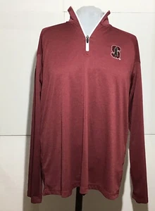 Champion Elite NCAA Stanford Cardinal Red 1/4 Zip Pullover Jacke Herren 2XL - Bild 1 von 5