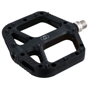 Strong Black Pedals Oxford Loam 20 Nylon Flat Pedals Black MTB HYBRID BIKE PEDAL - Picture 1 of 1