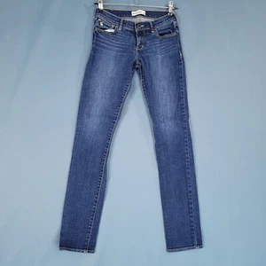 Abercrombie Kids Girls Skinny Leg Denim Pants Blue Size 16 - Picture 1 of 11