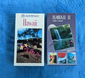 HAWAII 2 VHS Tape Lot Video Traveller Educational Traveling Oahu Kauai - Picture 1 of 3