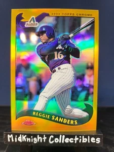 2002 Topps Chrome - #168 Reggie Sanders Gold - Picture 1 of 2