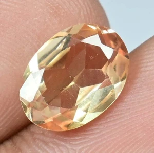 Impresionante piedra preciosa ovalada certificada de zafiro Padparadscha natural de Ceilán de 3,75 quilates - Imagen 1 de 7
