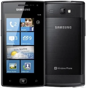 Black Samsung Omnia W I8350T 8GB ROM Microsoft Windows Smartphone - Afbeelding 1 van 2