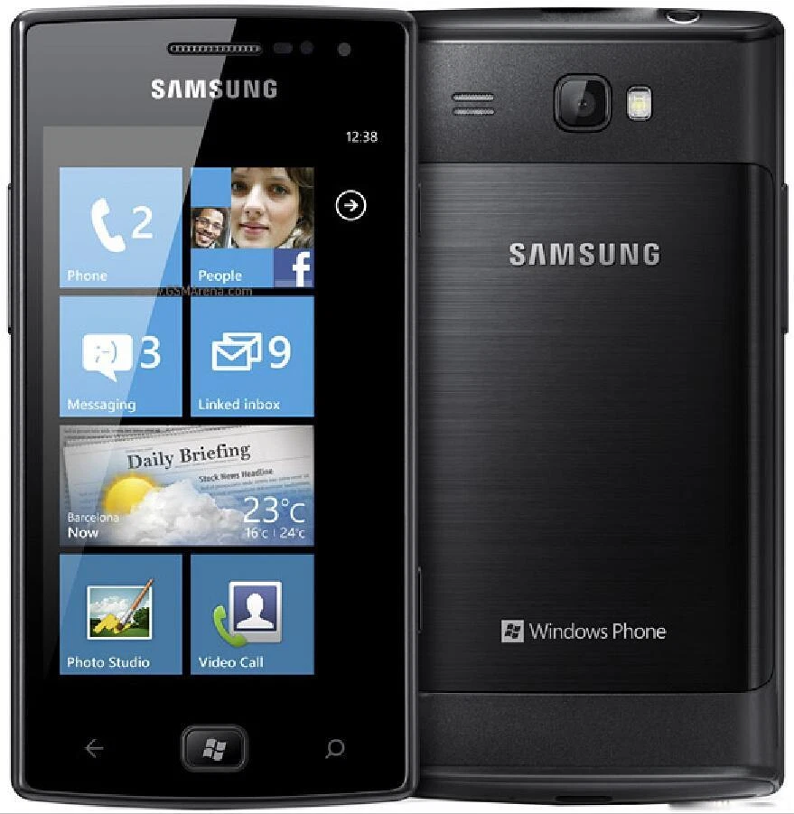 Black Samsung Omnia W I8350T 8GB ROM Microsoft Windows Smartphone - Image 1 of 1