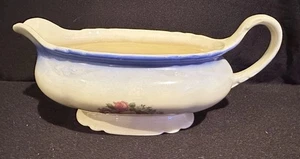 Vintage Homer Laughlin Virginia Rose Gravy Boat - Picture 1 of 11