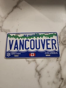 MINI SCHÖNES VANCOUVER BRITISH COLUMBIA NUMMERNSCHILD KANADISCHES ETIKETT Neuheit - Bild 1 von 12