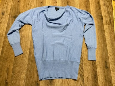 Talbots Shirt, Women's Small Petite, Blue, Long Sleeve, Pure Merino Wool - Image 1 of 4