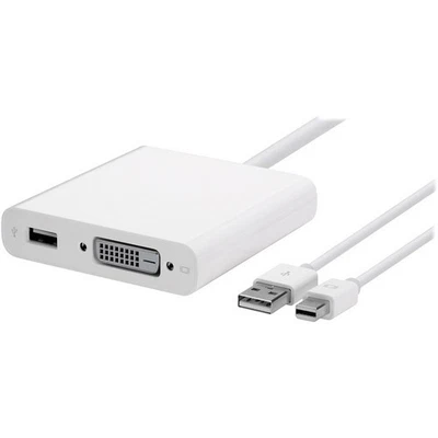 Apple A1306 Mini DisplayPort to Dual-Link DVI Adapter MB571Z/A New, Sealed - Image 1 of 3