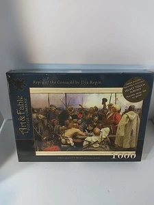Reply of the Cossacks 1000 Piece Velvet Touch Puzzle Art & Fable Sealed - Picture 1 of 5