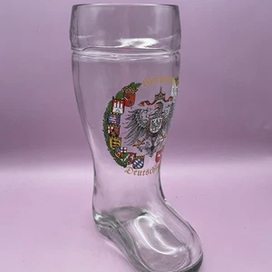 Deutschland Authentic 2L German Beer Glass Boot Das Boot Oktoberfest Beerfest - Picture 1 of 4