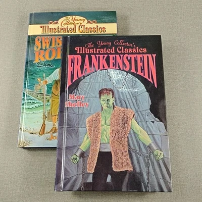 Frankenstein & Swiss Family Robinson ~ Young Collectors Illustrated Classics Lot - Image 1 of 4