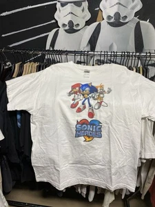Vintage 00’ Sonic Hero’s Video Game Promo T-Shirt Erwachsene Größe Large - Bild 1 von 4