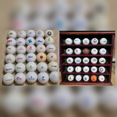 Gran LOTE de más de 50 Pelotas de Golf Colección Vintage con Expositor para 25 Foto 1 de 4