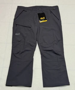 Pantalones activados Jack Wolfskin Flex Shield Softshell para hombre nuevos con etiquetas - Acero oscuro - XXL - Imagen 1 de 6