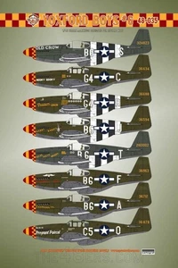 Bullseye 1/48 Decals 48-035 - P-51B P-51C Mustang Yoxford Boys #6 for Eduard - Bild 1 von 3