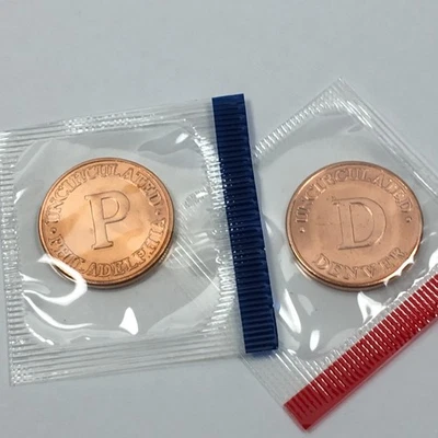 US Treasury 2 Token Set P&D Mint - Brilliant Uncirculated (BU) - Bronze - PDM - Image 1 of 3