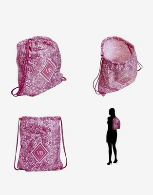 Mochila Vera Bradley Forrada con Cordón Multiusos EDEN PAISLEY ROSA NUEVA CON ETIQUETAS RV$35 Foto 1 de 4