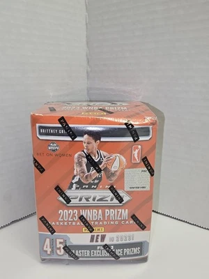2023 Panini Prizm WNBA Basketball Factory Sealed 5 Pack Blaster Box 3 Ice Prizms - Image 1 of 4