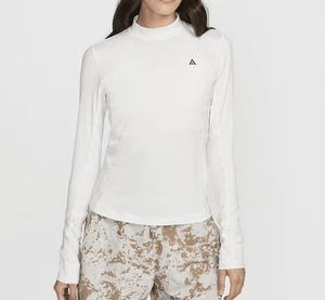 Nike Women Summit White ACG 'Goat Rocks' Dri-FIT ADV Long-Sleeve Top Size M NWT - Picture 1 of 10
