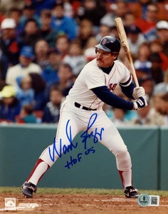WADE BOGGS SIGNED AUTOGRAPHED 8x10 PHOTO + HOF 05 BOSTON RED SOX BECKETT BAS - Picture 1 of 2