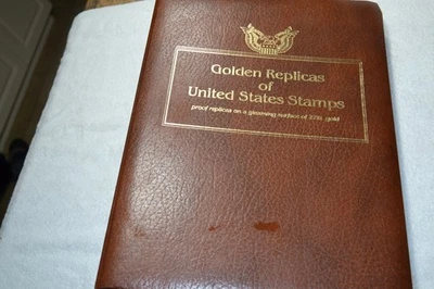 黄金复制品(22k 黄金)36 张美国黄金邮票 — 第 1/4 张图片