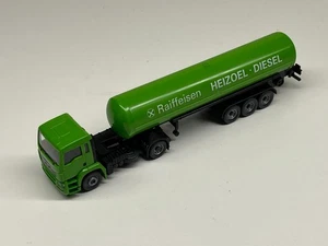 MAN Tank-Sattelzug Raiffeisen , Wiking ect , gebraucht/Bastelmodell   1553 - Bild 1 von 2