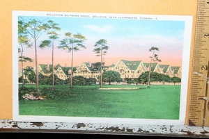 Vintage Postkarte Belleview Biltmore Hotel Belleair Clearwater Florida - Bild 1 von 2