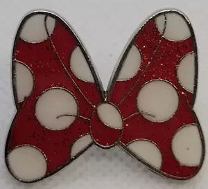 DISNEY Pin Trading ~ Minnie Mouse ~ Iconic White Polka Dot Bow ~ 2017 - Picture 1 of 8