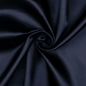 Polyester Liquid Satin Fabric Material NAVY - Picture 1 of 1