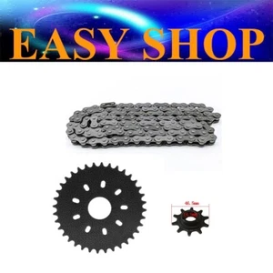 Front Rear 36T Sprocket Cog 415 Chain 100cc 80cc Motorised Motorized Push Bike - Picture 1 of 11