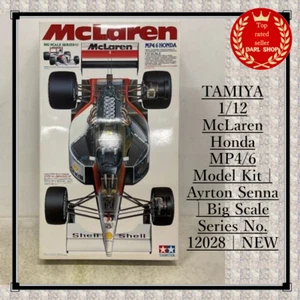 TAMIYA 1/12 McLaren Honda MP4/6 Model Kit | Ayrton Senna | Big Scale Series - Foto 1 di 4