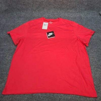 Nike Shirt Mens 3XL XXXL Pink Strawberry Black Box Cotton New Tee 3264 - Image 1 of 4