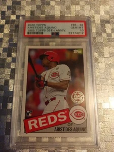 2020 Topps 1985 Topps 35th Anniversary Aristides Aquino Rc #85-38 PSA 10 - Picture 1 of 2