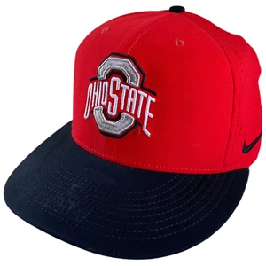NIKE TRUE Dri-Fit Ohio State University Buckeyes 3D Hat Adjustable Adult Cap - Picture 1 of 8