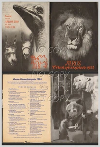 1953 programme de cirque ZIRKUS AEROS 20/05/53 10pages  - Imagen 1 de 1