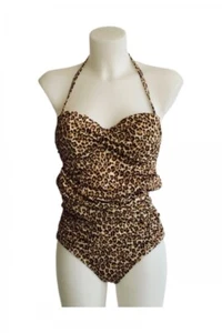 VICTORIA’S SECRET animal print swimsuit 1-piece Sz S - Picture 1 of 2