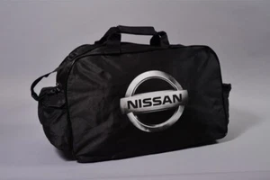 Nissan Logo Borsone Nero Da Viaggio Palestra Sportiva - Foto 1 di 1