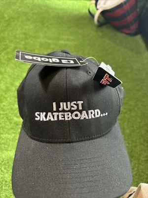 Vintage Rodney Mullen I Just Skateboard Globe Flexfit Hat . New With Tags - Image 1 of 4