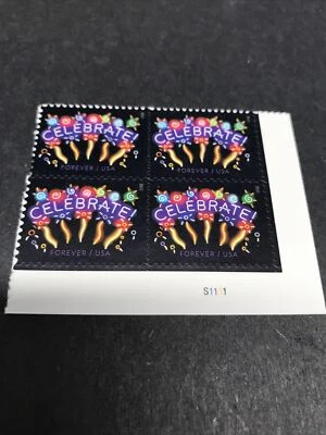 SCOTT#5019-2015, NEON CELEBRATE - PB OF 4 MNH-(Buyers Choice Of 1 Block) - Image 1 of 2