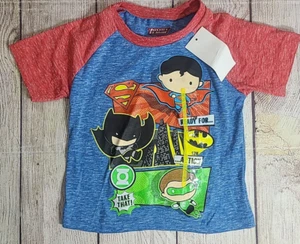 Justice League Batman Superman Green Lantern T-shirt Tee Infant Size 12 Months - Picture 1 of 4